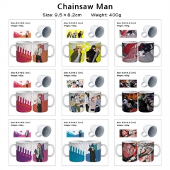 10 Styles 400ML Chainsaw Man Cartoon Cup Anime Ceramic Mug