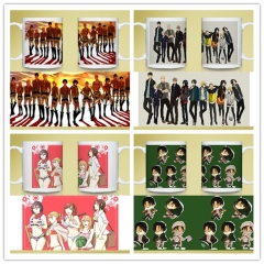 5 Styles Attack on Titan/Shingeki No Kyojin Cartoon Pattern Cup Anime Ceramic Mug