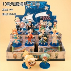 10PCS/SET 5-9CM One Piece Cartoon Blind Box Anime PVC Figure Toy