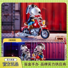2PCS/SET Original Snoopy Game Cartoon Blind Box Anime PVC Figure Toy