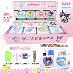 8 PCS/SET Sanrio Bear Anime DIY Limited Diamond Sticke