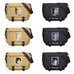7 Styles Attack on Titan Cartoon Canvas Shoulder Bag Anime Messenger Bag