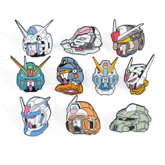 10 Styles Mobile Suit Anime Alloy Brooch