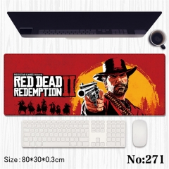 2 Styles 80*30*0.3CM Red Dead: Redemption Cartoon Anime Mouse Pad