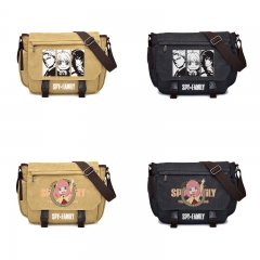 4 Styles SPY×FAMILY Cartoon Canvas Shoulder Bag Anime Messenger Bag