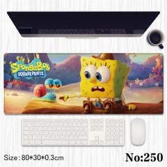 80*30*0.3CM SpongeBob SquarePants Cartoon Anime Mouse Pad