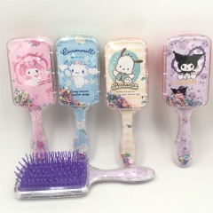 23 Styles 24PCS/SET Sanrio Hello Kitty Kuromi Cinnamoroll My Melody Disney Plastic Anime Comb