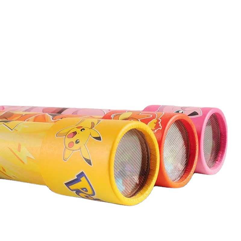 12PCS/SET Pokemon For Kids Toy Rotating Anime Kaleidoscope