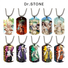 11 Styles Dr.STONE Cartoon Character Decoration Anime Alloy Necklaces