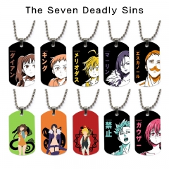 17 Styles The Seven Deadly Cartoon Character Decoration Anime Alloy Necklaces