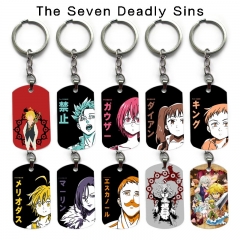 17 Styles The Seven Deadly Sins Cartoon Character Decoration Anime Alloy keychain