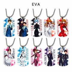 16 Styles EVA/Neon Genesis Evangelion Cartoon Character Decoration Anime Alloy Necklaces