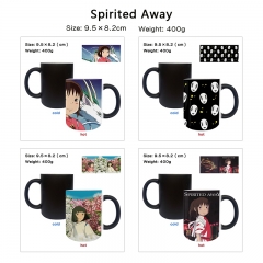 7 Styles Spirited Away Cartoon Pattern Ceramic Cup Anime Changing Color Ceramic Mug