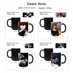 5 Styles Death Note Cartoon Pattern Ceramic Cup Anime Changing Color Ceramic Mug