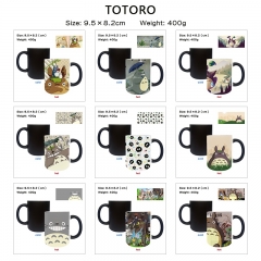 9 Styles My Neighbor Totoro Cartoon Pattern Ceramic Cup Anime Changing Color Ceramic Mug