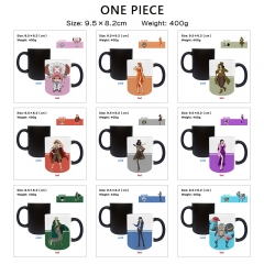 13 Styles One Piece Cartoon Pattern Ceramic Cup Anime Changing Color Ceramic Mug