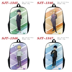 6 Styles Mob Psycho 100 Cosplay Cartoon Canvas Students Backpack Anime Bag