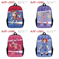 10 Styles The Amazing Digital Circus Cosplay Cartoon Canvas Students Backpack Anime Bag