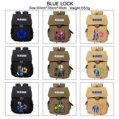 15 Styles Blue Lock Cosplay Cartoon Canvas Students Backpack Anime Bag