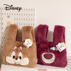2 Styles ( 30x21cm) Disney Lotso Anime Plush Bag