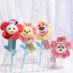 （30cm）3 Styles Disney Winnie the Pooh Lotso Anime Plush Bouquet