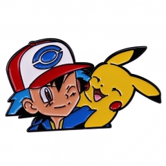 Pokemon Detective Pikachu Anime Alloy Pin Brooch
