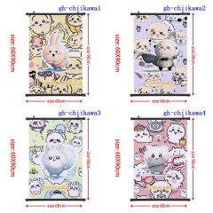60x90CM 5 Styles Chiikawa Wall Scroll Cartoon Pattern Decoration Anime Wallscroll