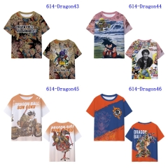 6 Styles Dragon Ball Z Printing Digital 3D Cosplay Anime T Shirt