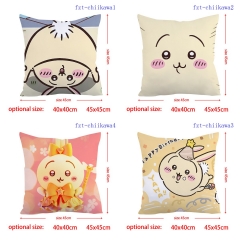 2 Sizes 8 Styles chiikawa Cartoon Square Anime Pillow Case