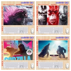 5 Styles King Kong vs. Godzilla Cartoon Anime Mouse Pad