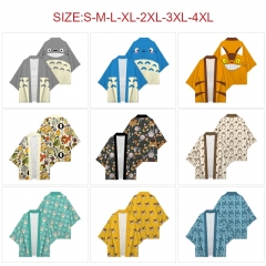 10 Styles My Neighbor Totoro Anime 97% Polyester+3% Spandex Material Kimono Cloak