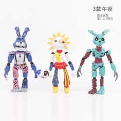 3pcs/set 15cm Five Nights at Freddy's Cartoon Anime PVC Figure Toy Doll