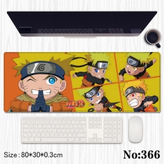 2 Styles 80*30*0.3CM Naruto Cartoon Anime Mouse Pad