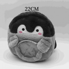 22CM Penguin Sea Lion Stuffed Animal Anime Plush Bag