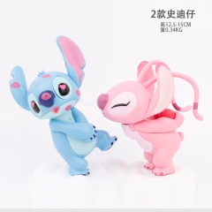 2 pcs/set 12.5-15CM Lilo & Stitch PVC Anime Figure Toy Doll