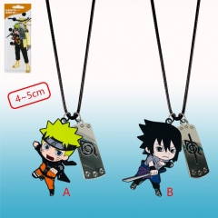 2 Styles Naruto Cartoon Alloy Anime Necklace