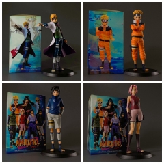 18-27CM 11 Styles Naruto Uchiha Sasuke/Hatake Kakashi/Haruno Sakura/Uzumaki Naruto Anime PVC Figure Toy