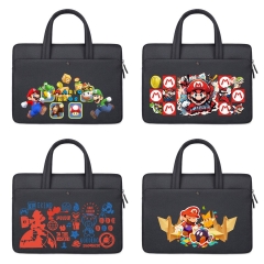 6 Styles Super Mario Bro Cartoon Anime Laptop Bag