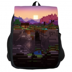 Minecraft Cartoon Anime Backpack Bag