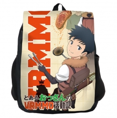 A Playthrough of a Certain Dude's VRMMO Life Cartoon Anime Backpack Bag