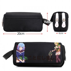 Banished From The Hero's Party, I Decided To Live A Quiet Life In The Countryside Cartoon Canvas For Student Anime Pencil Bag