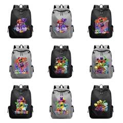 12 Styles Smiling Critters Cartoon Character Anime Backpack Bag