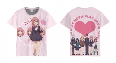 The 100 Girlfriends Who Really, Really, Really, Really, Really Love You Short Sleeve Cartoon Anime T Shirt