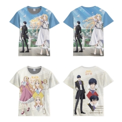2 Styles Doctor Elise: The Royal Lady with the Lamp Short Sleeve Cartoon Anime T Shirt