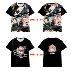 3 Styles SPY×FAMILY Short Sleeve Cartoon Anime T Shirt