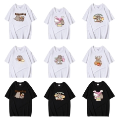 12 Styles Pusheen the Cat Short Sleeve Cartoon Anime T Shirt
