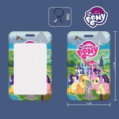 2 Styles My Little Pony Cartoon Anime Card Holder Bag