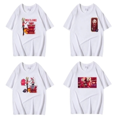 8 Styles Hazbin Hotel Short Sleeve Cartoon Anime T Shirt