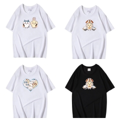 6 Styles Chiikawa Short Sleeve Cartoon Anime T Shirt