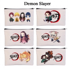 11 Styles Demon Slayer: Kimetsu no Yaiba Anime Canvas Pencil Bag